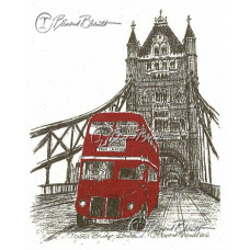 Tower Bridge, red bus